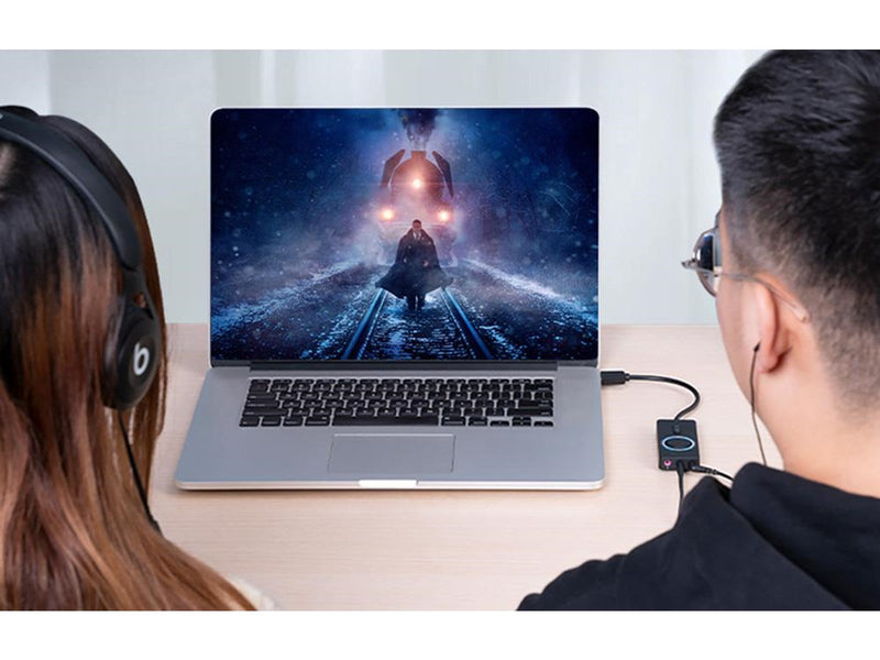 Vention External USB 2.0 audio card 1m (black)
