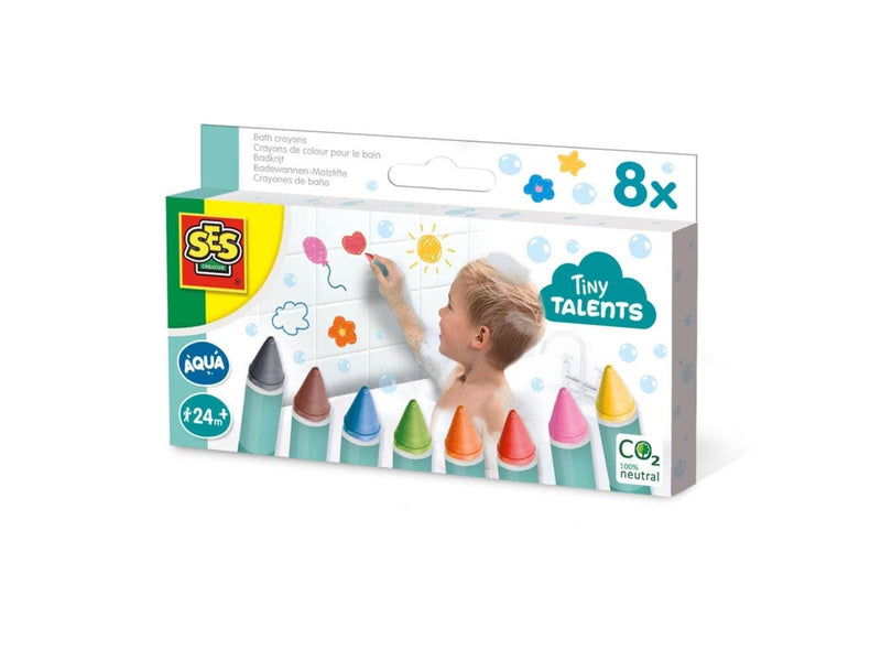 SES Creative Tiny Talents Bath Chalk - 8 Colors