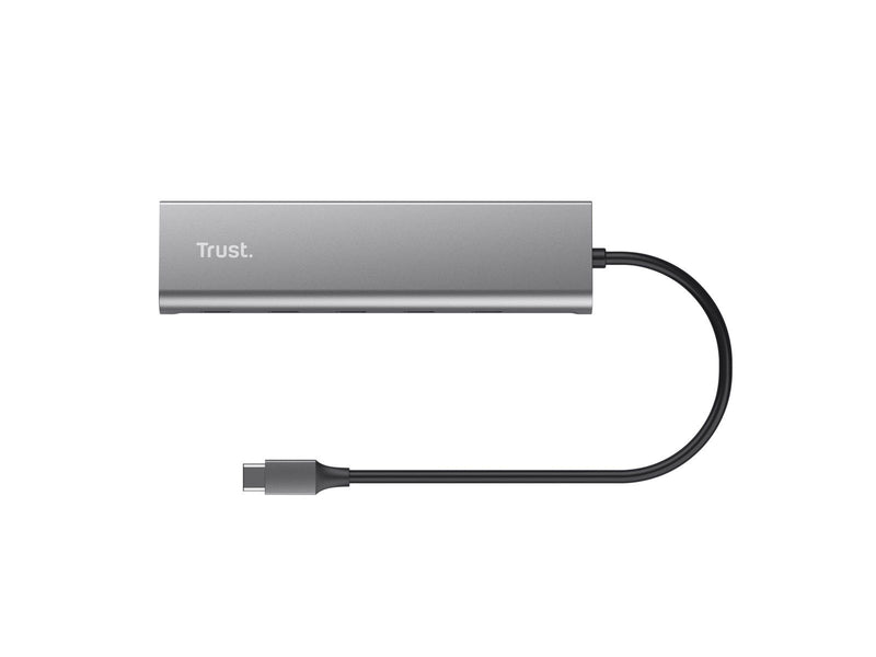 Trust Halyx USB-Hubs - USB 3.1 - 5 - silber