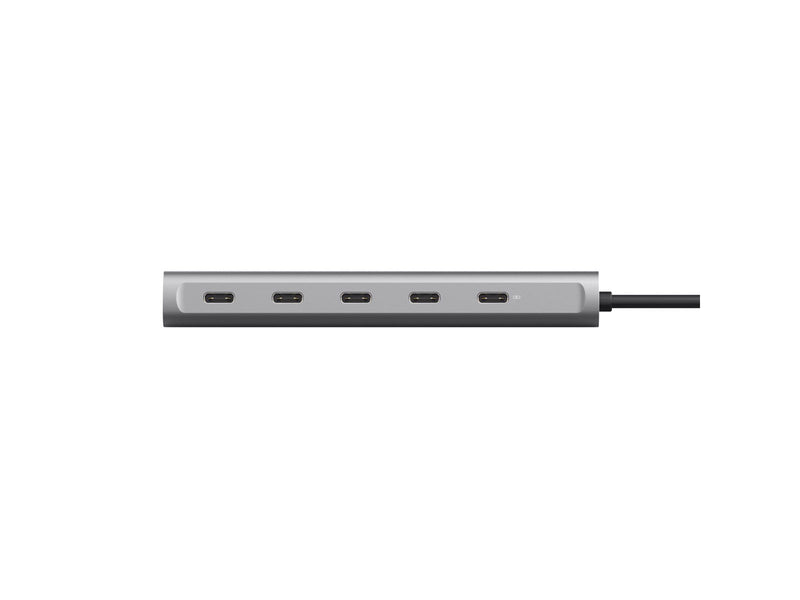 Trust Halyx USB-Hubs - USB 3.1 - 5 - silber