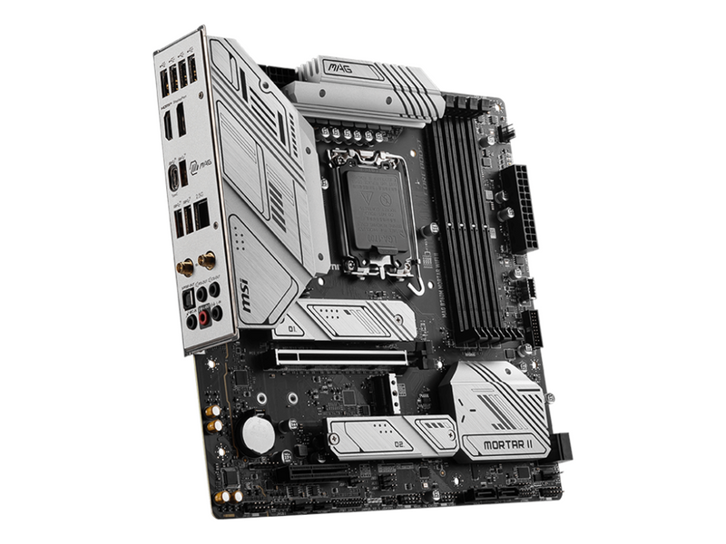 MSI MAG B760M MORTAR WIFI II Mainboard - Intel B760 - Intel LGA1700 socket - DDR5 RAM - Micro-ATX
