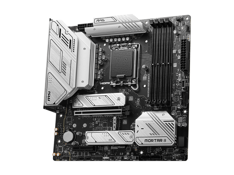 MSI MAG B760M MORTAR WIFI II Mainboard - Intel B760 - Intel LGA1700 socket - DDR5 RAM - Micro-ATX