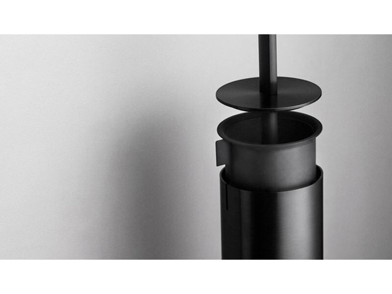 Wantec Reframe Collection toilet brush wall-mounted Black