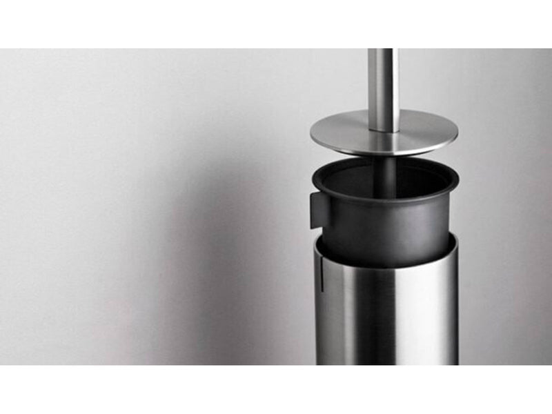 Wantec Reframe Collection toilet brush floor-standing Brushed