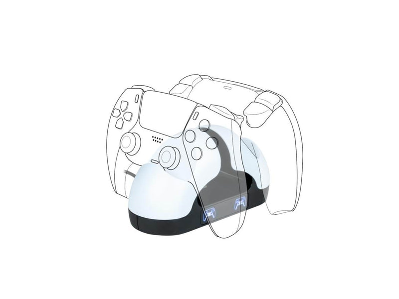 BigBen Interactive Chargning Station for 2 x DualSense Controllers - Wired - Sony PlayStation 5