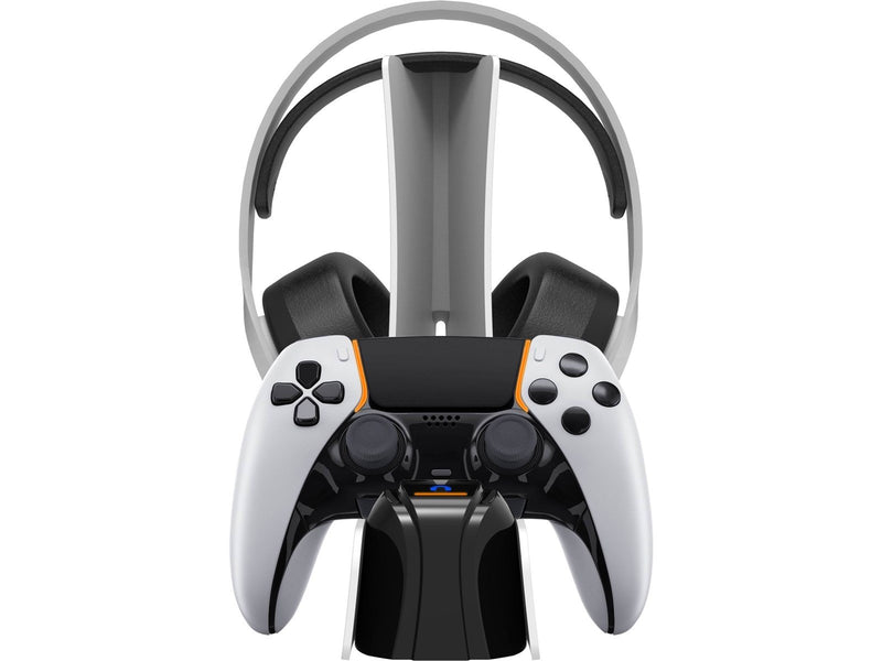 Snakebyte Dual Charge 5 + Headset Stand - White - Wired - Sony PlayStation 5