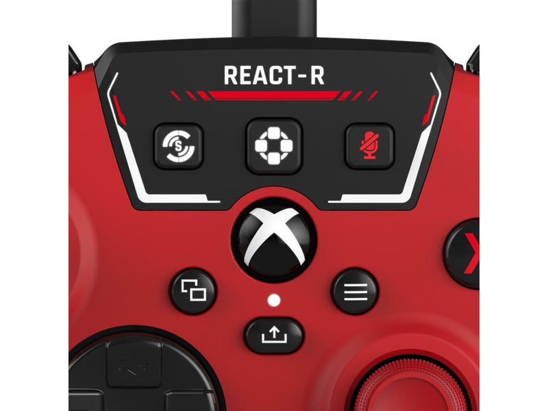 Turtle Beach React-R - Red - Wired Controller - Microsoft Xbox One