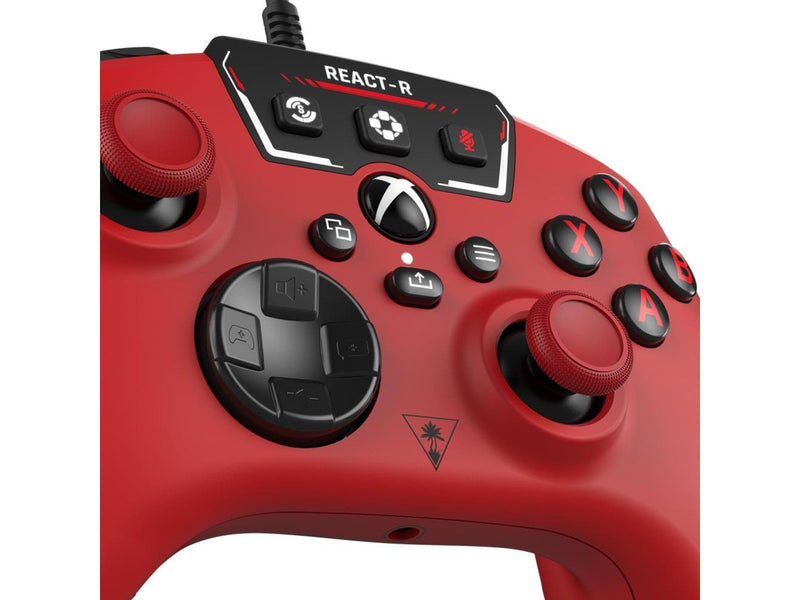 Turtle Beach React-R - Red - Wired Controller - Microsoft Xbox One