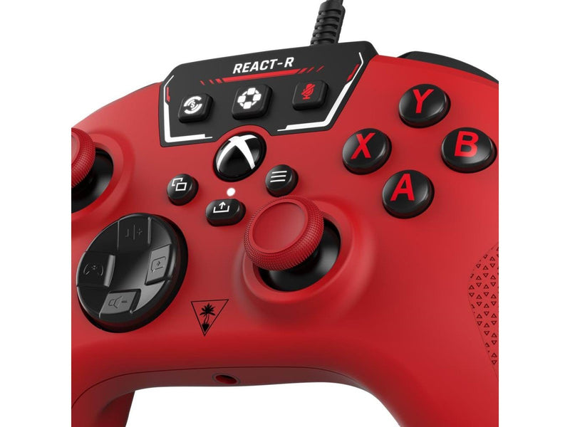 Turtle Beach React-R - Red - Wired Controller - Microsoft Xbox One