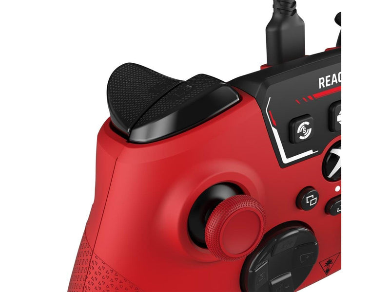 Turtle Beach React-R - Red - Wired Controller - Microsoft Xbox One