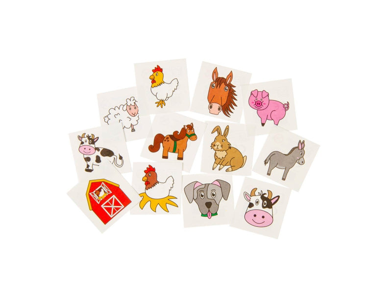 LG-Imports Tattoos Farm animals 12 pcs.