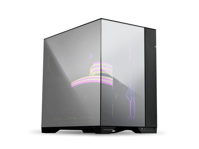 Lian Li O11 Vision - Chrome - Gehäuse - Miditower - Schwarz