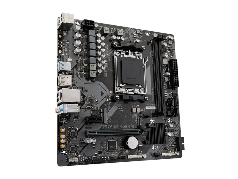 GIGABYTE A620M H Mainboard - AMD A620 - AMD AM5 socket - DDR5 RAM - Micro-ATX