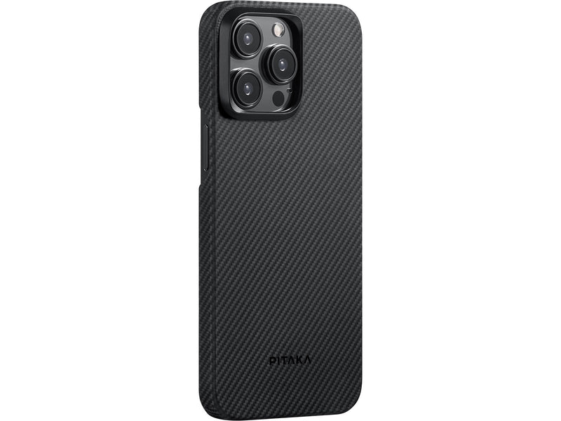 PITAKA MagEZ 4 600D case - black/grey twill - iPhone 15 Pro