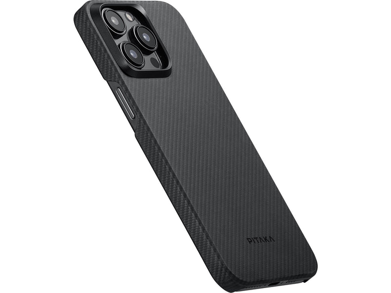 PITAKA MagEZ 4 600D case - black/grey twill - iPhone 15 Pro
