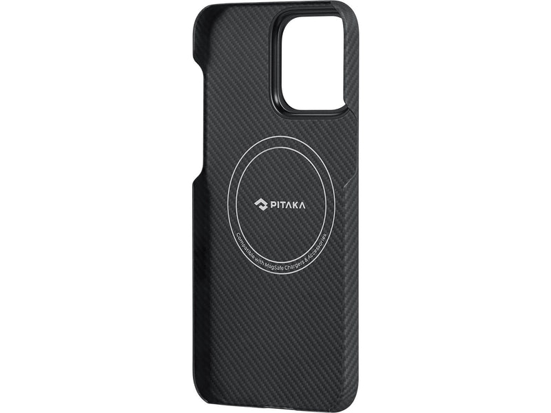 PITAKA MagEZ 4 600D case - black/grey twill - iPhone 15 Pro