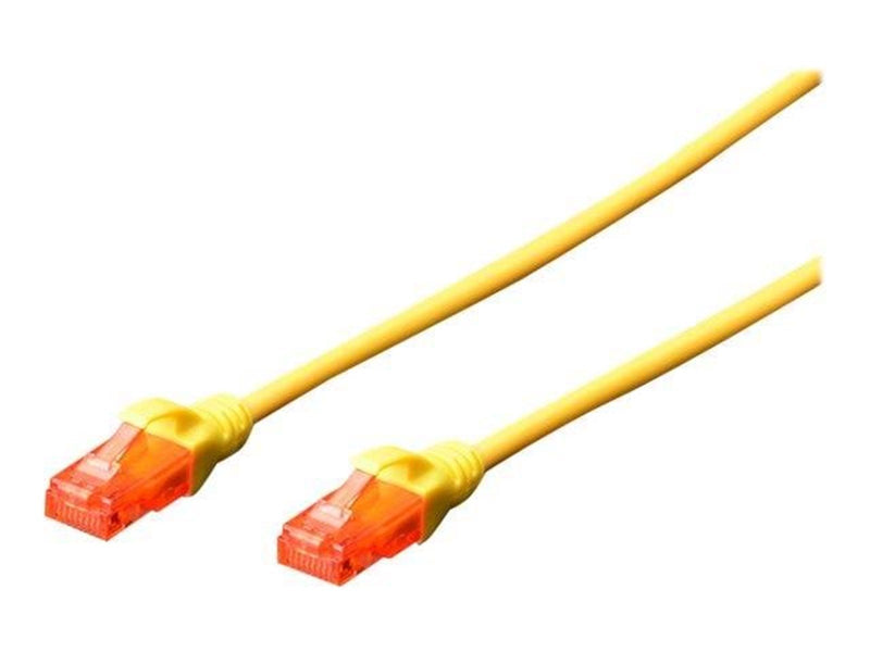 DIGITUS Professional patch cable - 1 m - yellow - Gelb - 1 meter