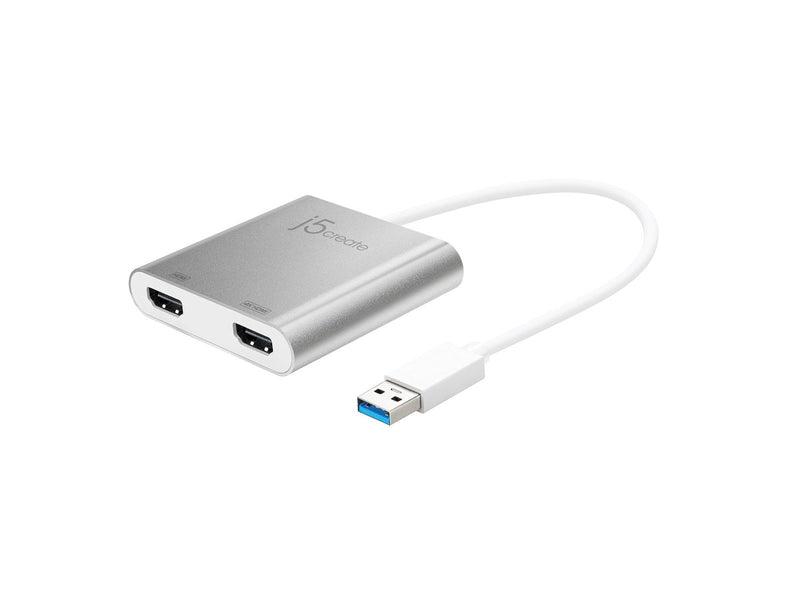 j5create USB 3.0 Type-A to Dual HDMI - 20cm