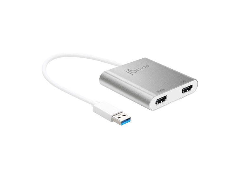 j5create USB 3.0 Type-A to Dual HDMI - 20cm