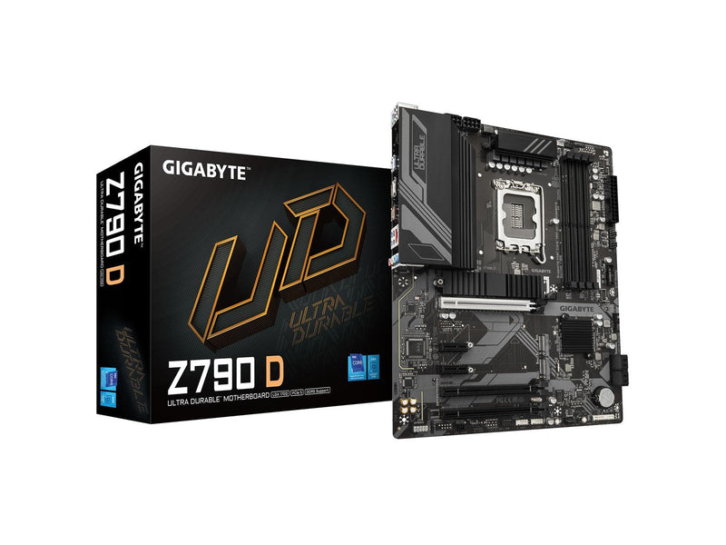 GIGABYTE Z790 D Mainboard - Intel Z790 - Intel LGA1700 socket - DDR5 RAM - ATX