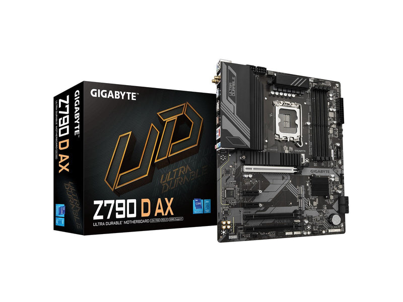 GIGABYTE Z790 D AX Mainboard - Intel Z790 - Intel LGA1700 socket - DDR5 RAM - ATX