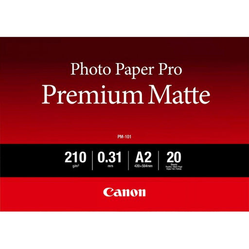 Canon PM-101 Premium-Fotopapier matt A2 420x594mm 210g/m² - 20 Blatt