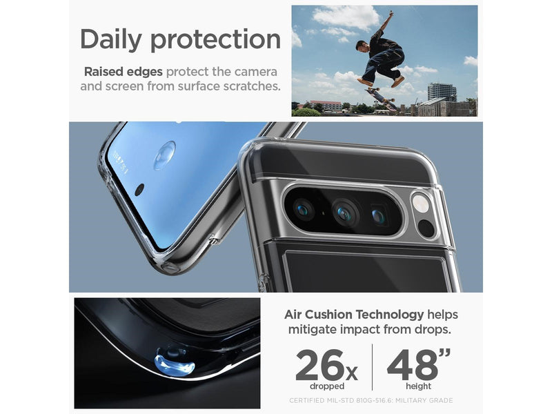 Spigen Ultra Hybrid OneTap Metal Ring MagSafe - black - Google Pixel 8 Pro