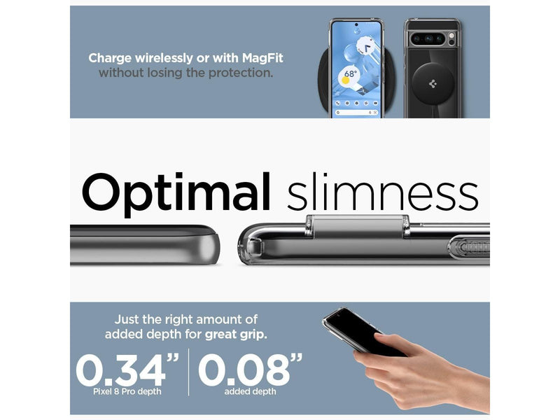 Spigen Ultra Hybrid OneTap Metal Ring MagSafe - black - Google Pixel 8 Pro
