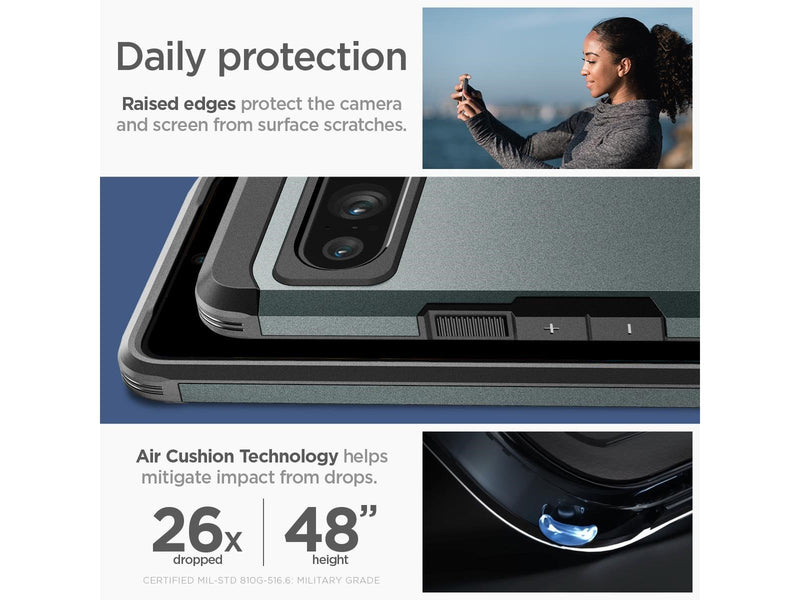 Spigen Tough Armor - abyss green - Google Pixel 8 Pro