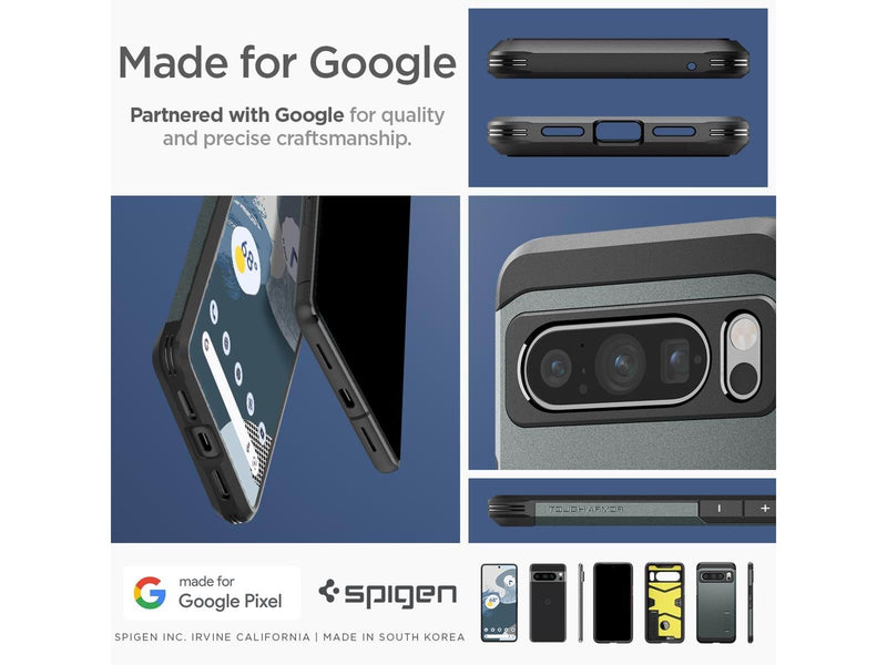 Spigen Tough Armor - abyss green - Google Pixel 8 Pro