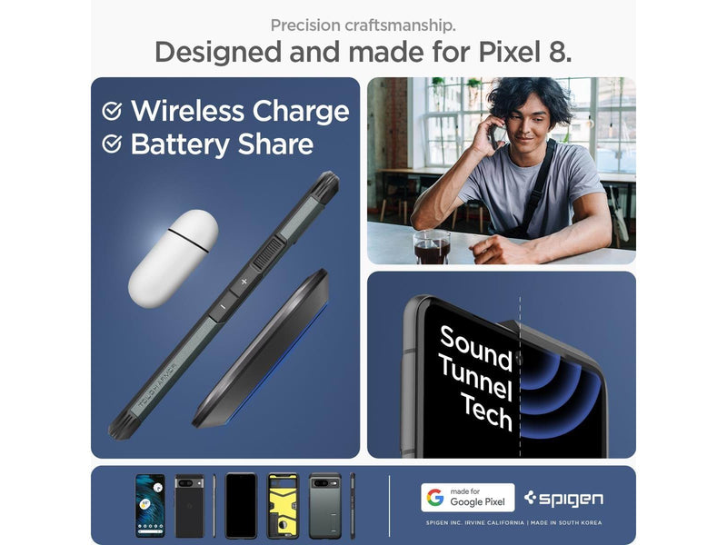 Spigen Tough Armor - abyss green - Google Pixel 8