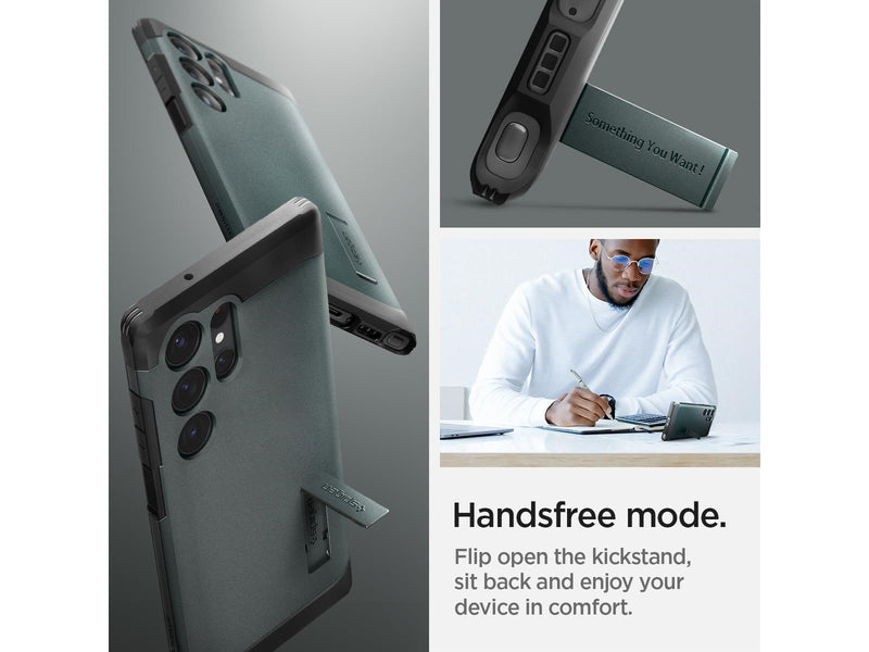 Spigen Tough Armor - green - Samsung Galaxy S23 Ultra