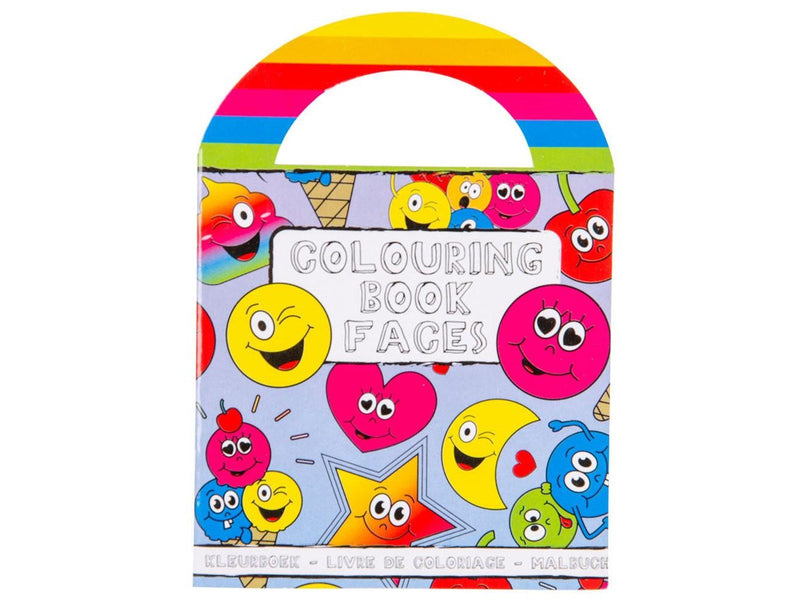 LG-Imports Coloring book with stickers smile face