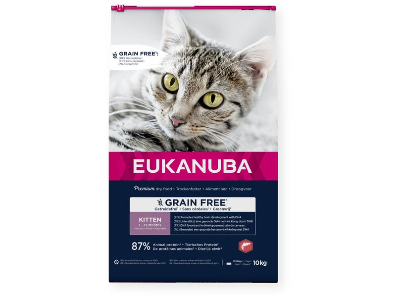 Eukanuba Katze Getreidefrei Kitten Lachs 10kg