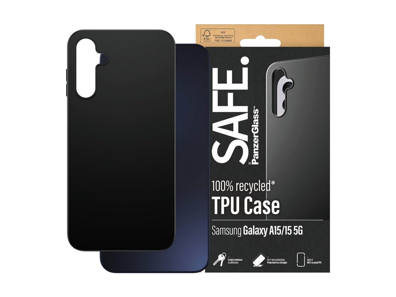 SAFE. by PanzerGlass TPU Case Samsung Galaxy A15 | A15 5G | Black