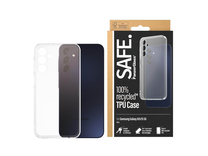 SAFE. by PanzerGlass TPU Case Samsung Galaxy A15 | A15 5G | Transparent