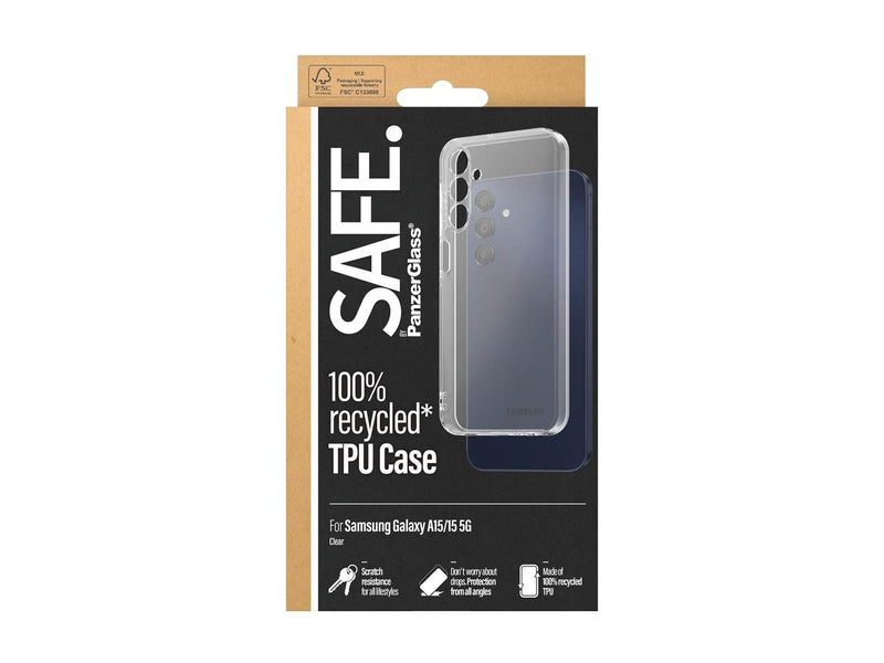 SAFE. by PanzerGlass TPU Case Samsung Galaxy A15 | A15 5G | Transparent