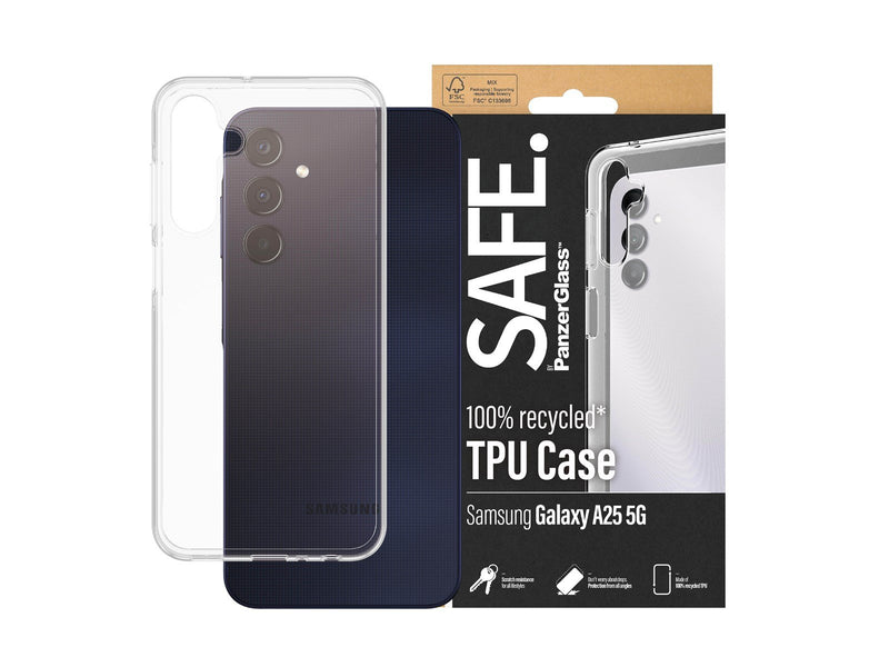 SAFE. by PanzerGlass TPU Case Samsung Galaxy A25 5G | Transparent