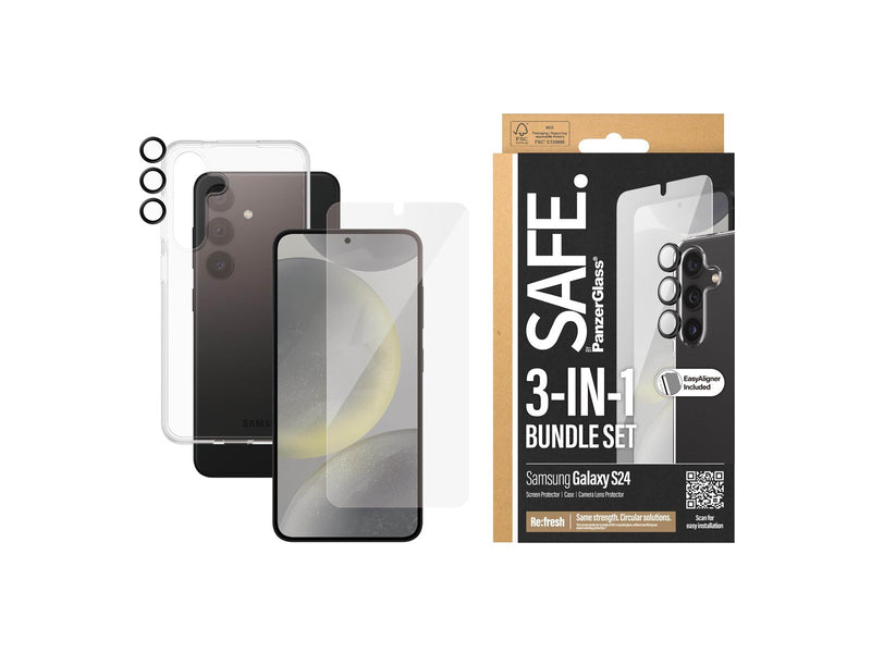 SAFE. by PanzerGlass 3-in-1 Pack Samsung Galaxy S24
