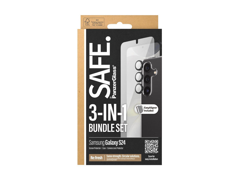 SAFE. by PanzerGlass 3-in-1 Pack Samsung Galaxy S24