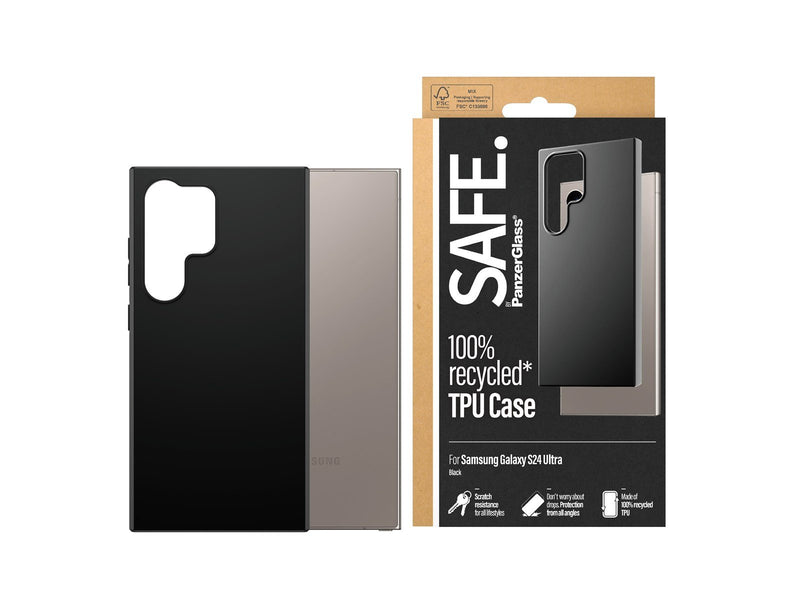 SAFE. by PanzerGlass TPU Case Samsung Galaxy S24 Ultra | Black