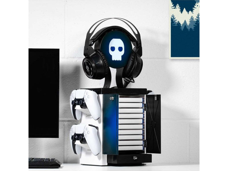 Numskull PlayStation 5 Inspired Blue and White Gaming Locker - Locker
