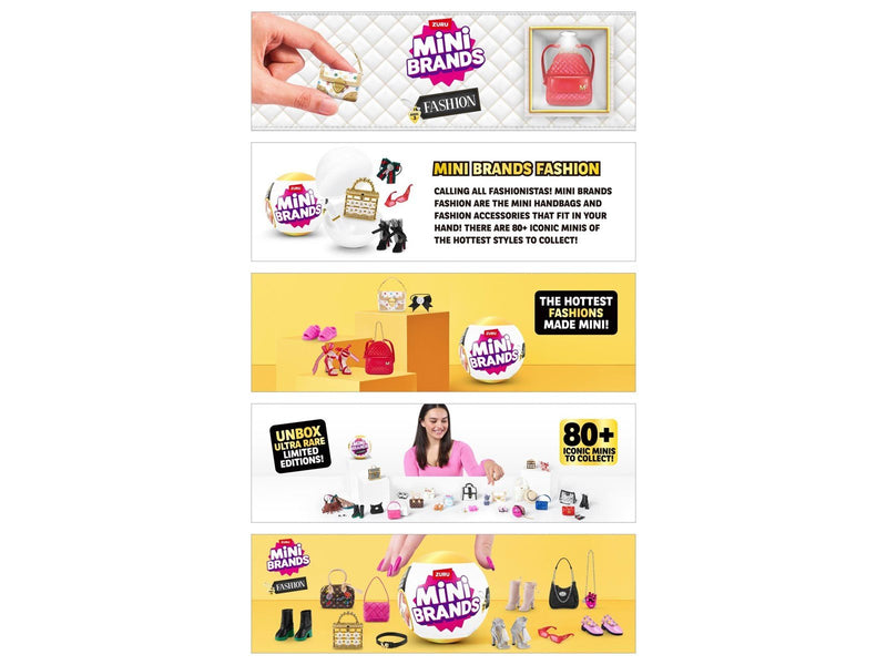 Zuru Mini Brands Fashion Mini Figures in Surprise Ball (Assorted)