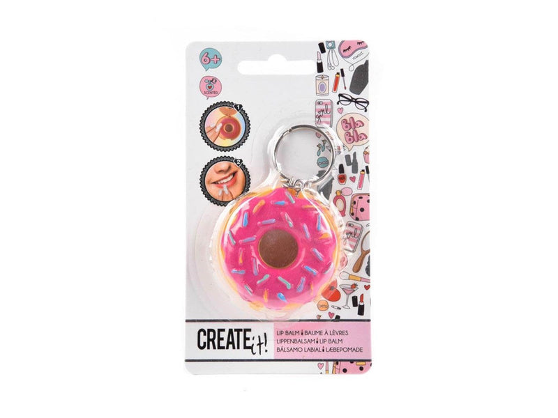 CREATE IT! Beauty Keychain Donut with Lip Balm (Assorted)