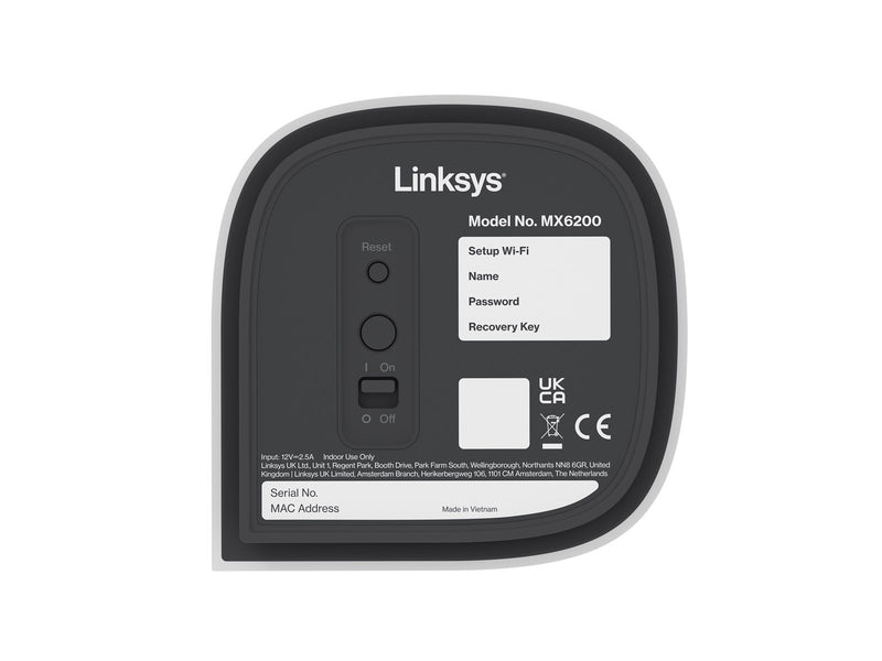 Linksys Velop Pro 6E MX6202 Tri-Band Mesh WiFi 6E System (2-Pack) - Mesh router Wi-Fi 6