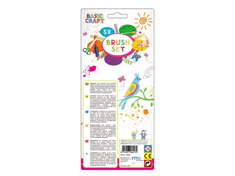 Creative Craft Group Brush set 5 pieces.
