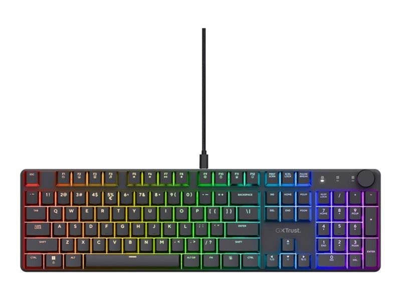 Trust GXT866 TORIX - Gaming Tastaturen - Nordisch - Schwarz