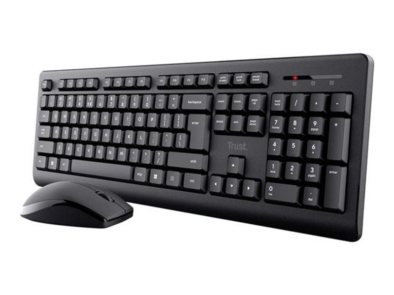 Trust PRIMO - Tastatur & Maus Set - Nordisch - Schwarz