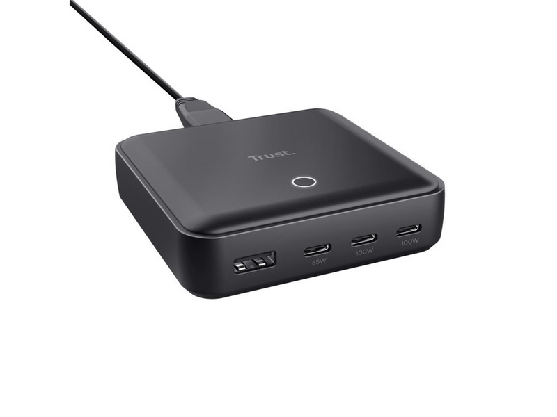 Trust Maxo 100W 4-port USB Desktop Charger - Black