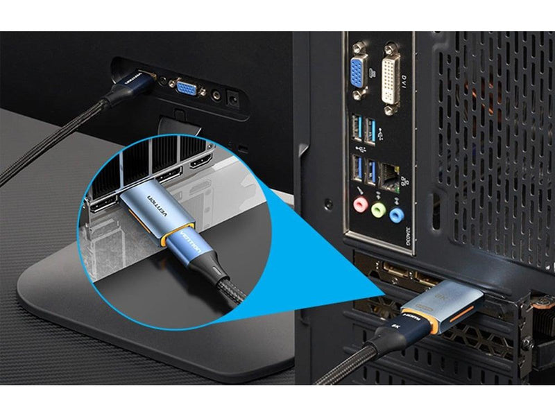 Vention Adapter HDMI female to DisplayPort male 8K 60HZ (blue)